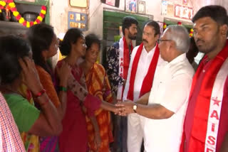 CPI Ramakrishna visited Amarnath family