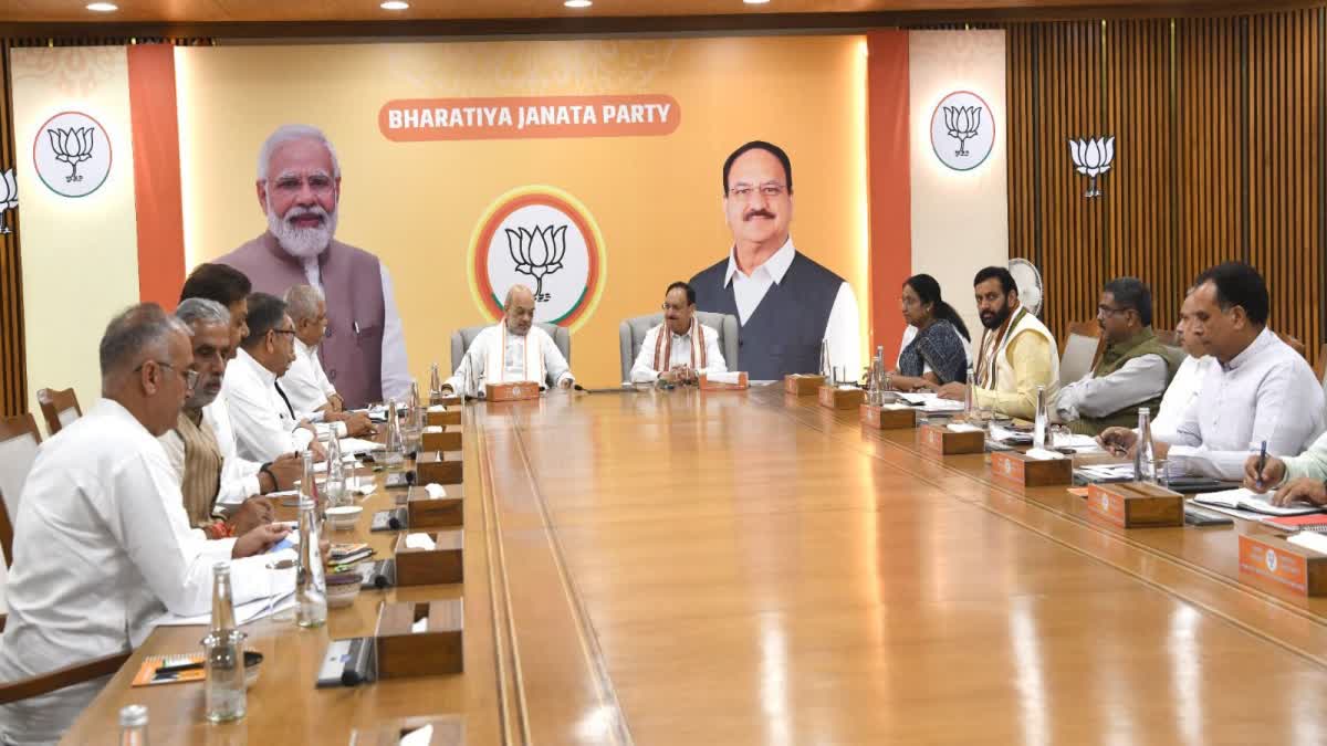 BJP meeting in Delhi