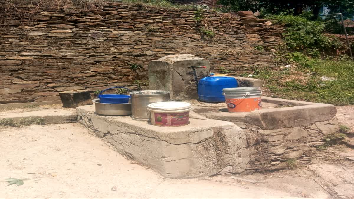 Villagers are troubled by the problem of drinking water in Majyari Talli