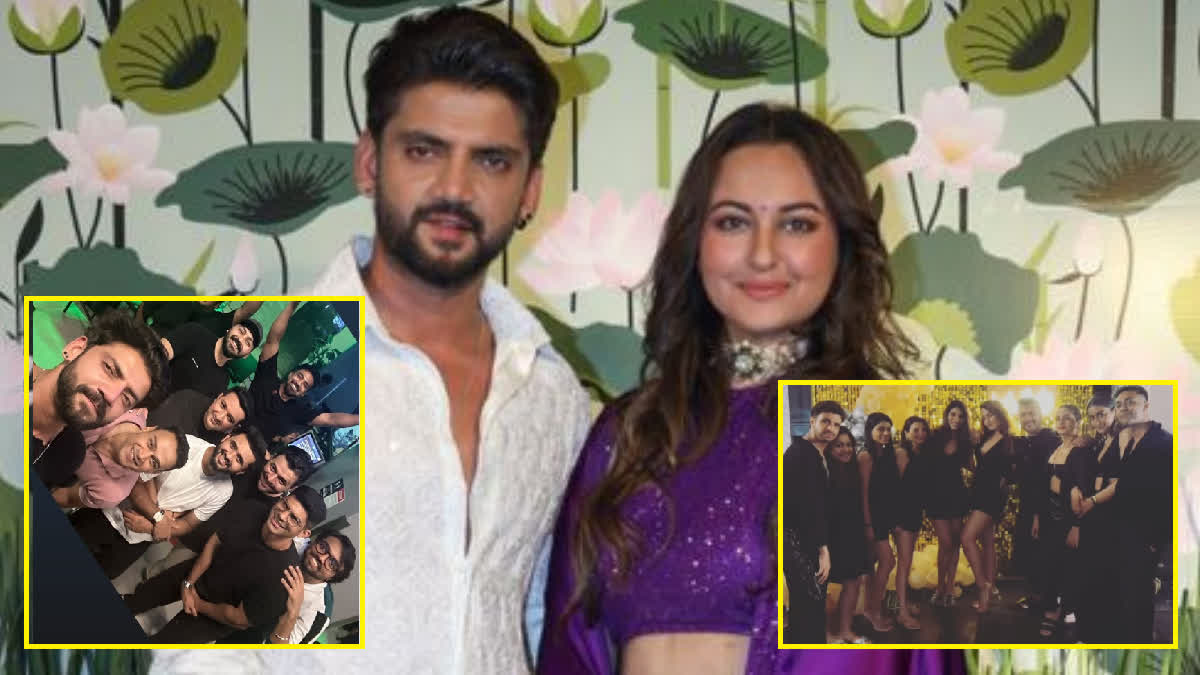 Sonakshi Sinha and Zaheer Iqbal Bachelor Party