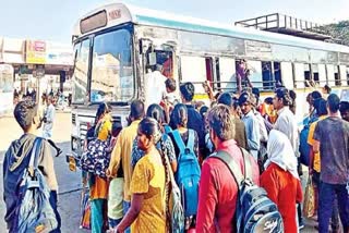 Public Bus Facility Issues In Telangana Villages