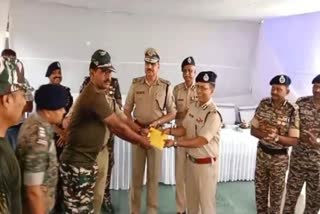 DGP Ajay Kumar Singh honored the police personnel involved in Chaibasa encounter