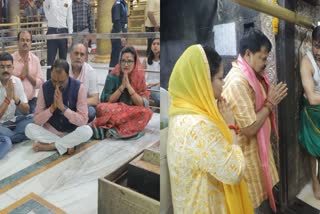 MINISTERS IN MAHAKALESHWAR TEMPLE