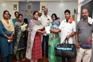 Mentally ill woman from bihar handed over to her husband in Thanjavur Tamil Nadu