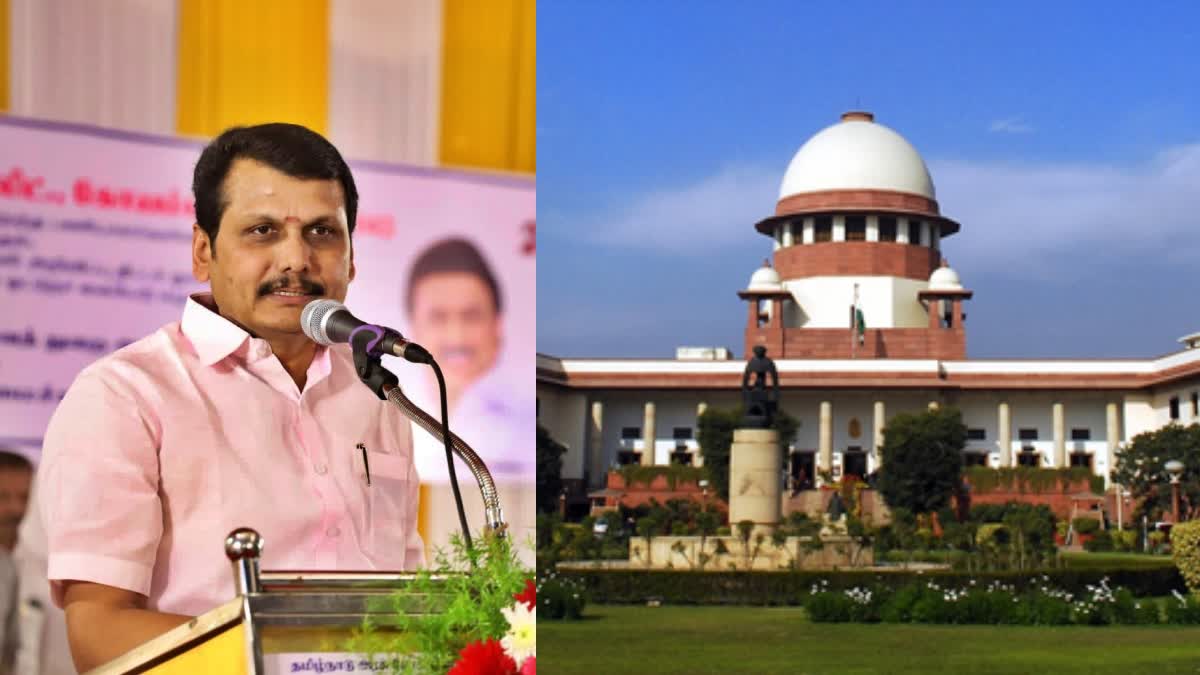 Tamil Nadu minister Senthil Balaji has moved the Supreme Court challenging the Madras High Court order allowing Enforcement Directorate (ED) to take him into custody for questioning in connection with the cash-for-jobs scam.