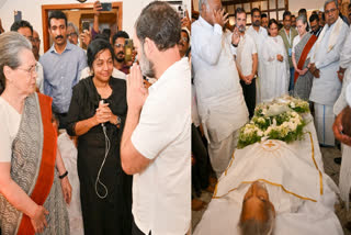 Leaders to pay last respects to mortal remains of Oommen Chandy in Bengaluru