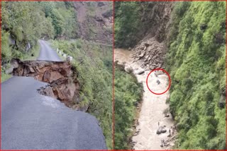 Landslide in Rampur.