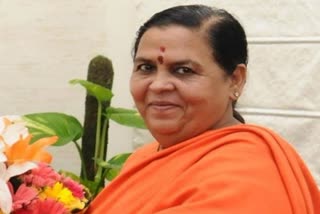 Uma Bharti Dholpur Visit