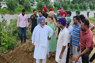 Chetan Singh Jodamajra took stock of the flood damage