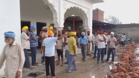 Sri Guru Granth Singh was desecrated in the Gurughar of Bahrampur village of Gurdaspur