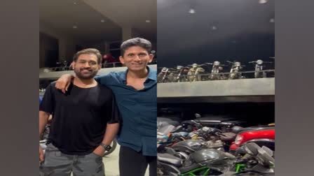 "One of the craziest passion I have seen in a person": Venkatesh Prasad gives tour of MS Dhoni's bike collection in Ranchi