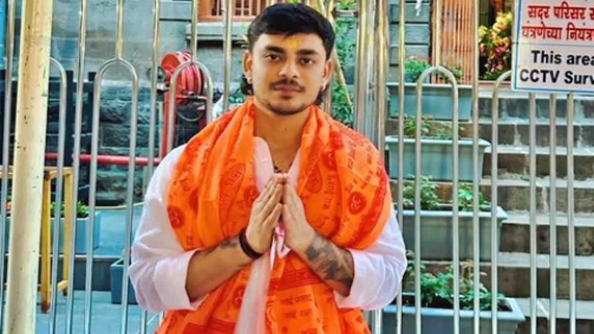 26th birthday ishan kishan seeks blessings at sai baba shree samadhi mandir in shirdi