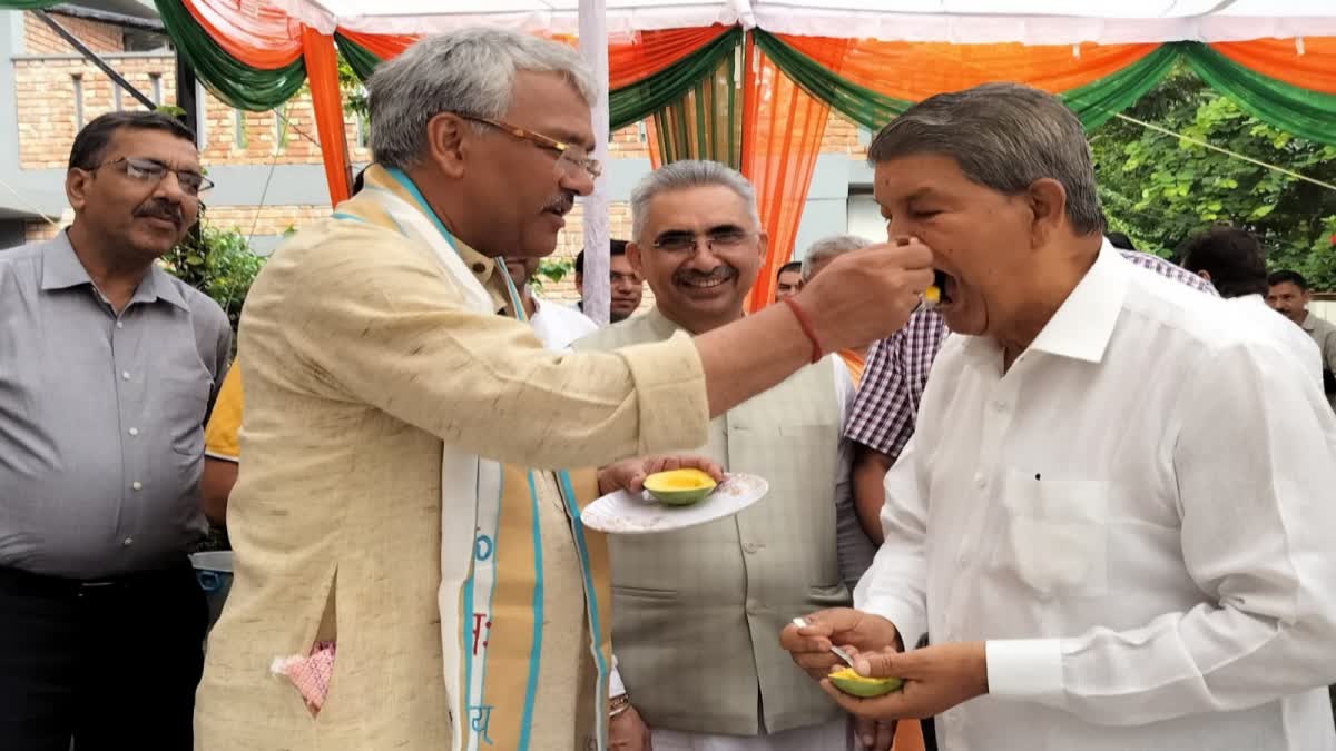 Harish Rawat And Trivendra Rawat