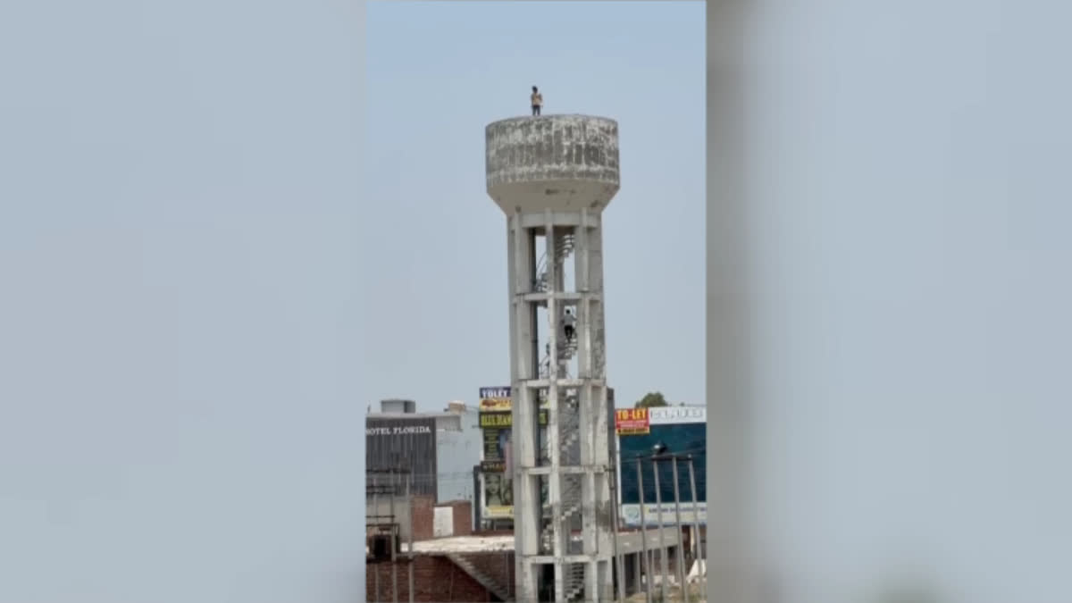 SUICIDE BY JUMPING FROM WATER TANK