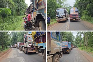 KONDAGAON NATIONAL HIGHWAY JAM