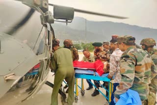 Indian Airforce Jawan Evacuated