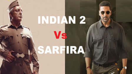 Indian 2 vs Sarfira Box office