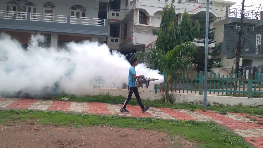 Fogging prevent dengue in Nahan