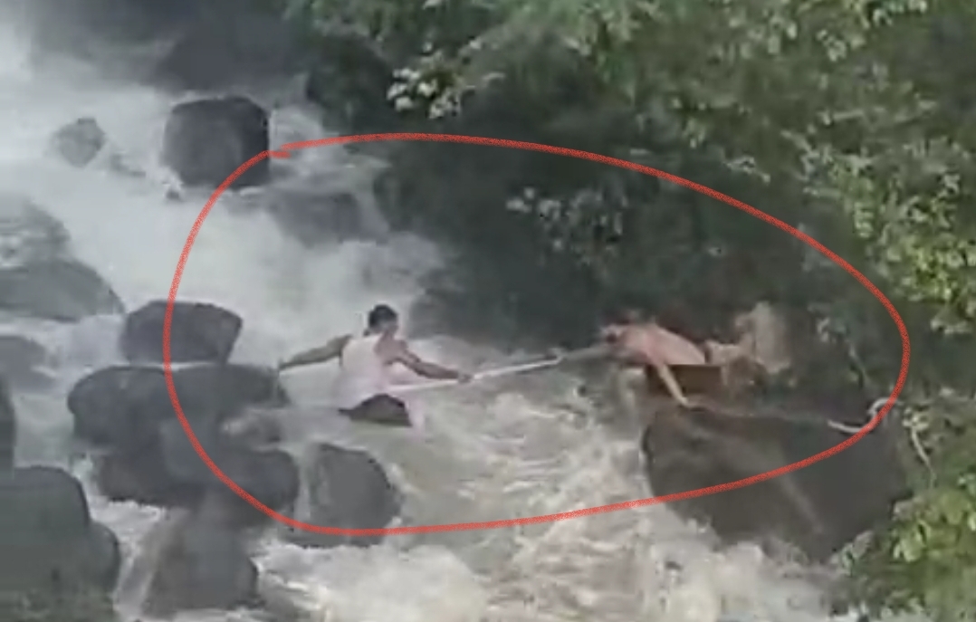 Morena waterfall incident