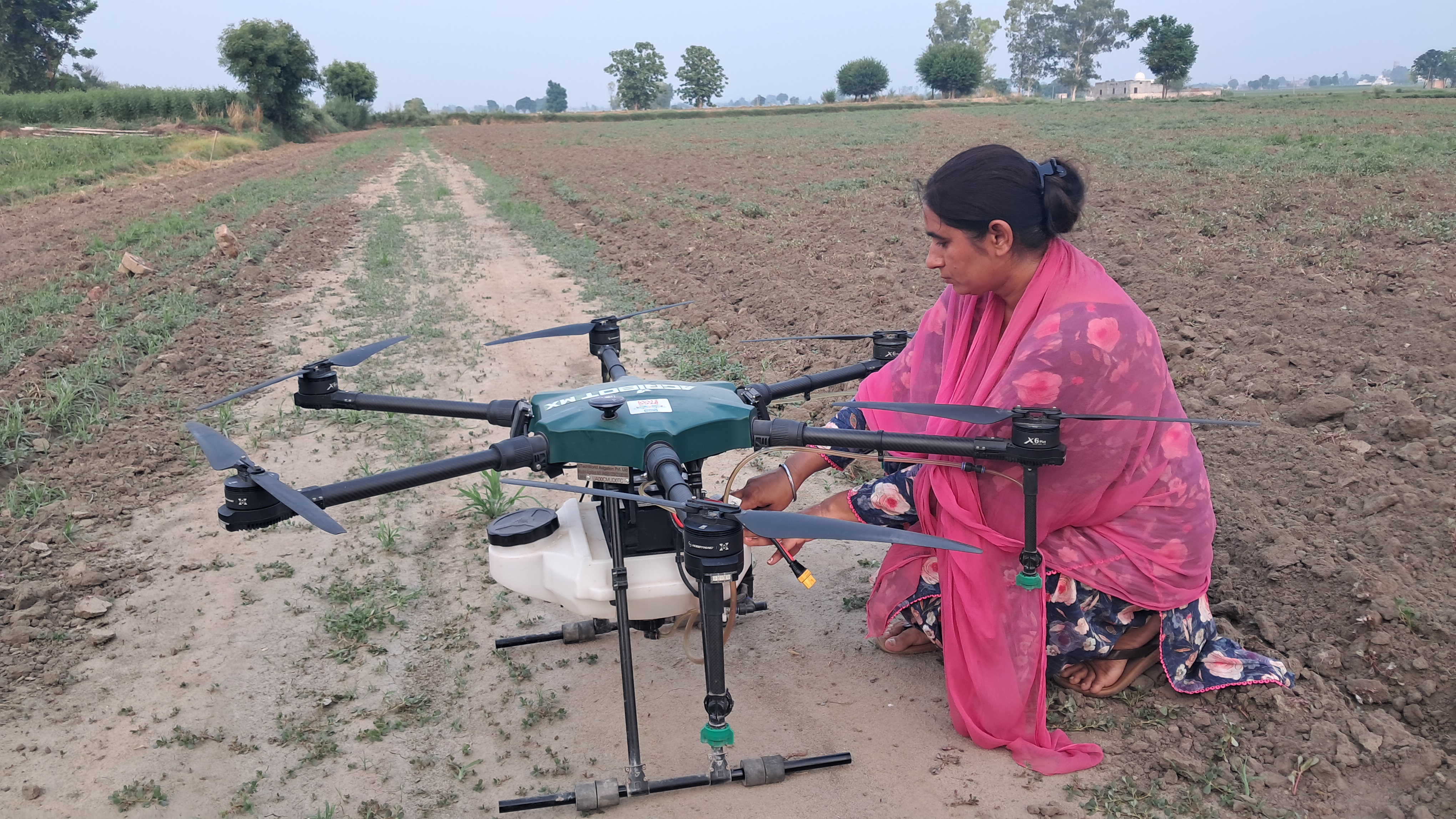 Mandeep Kaur of Ludhiana got her first drone worth Rs 16 lakh