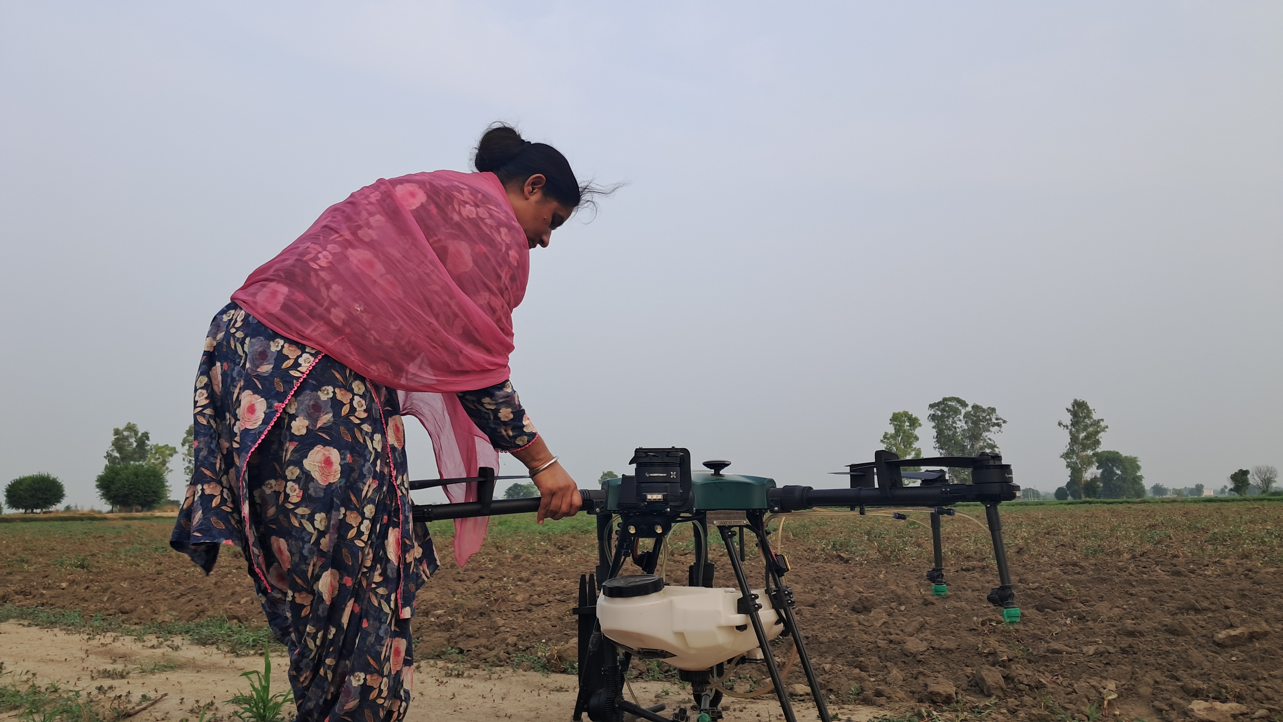 Mandeep Kaur of Ludhiana got her first drone worth Rs 16 lakh