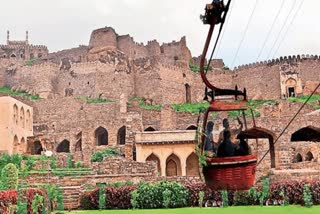 GOLCONDA FORT  QUTB SHAHI TOMBS  ROPEWAY PLAN  HMDA
