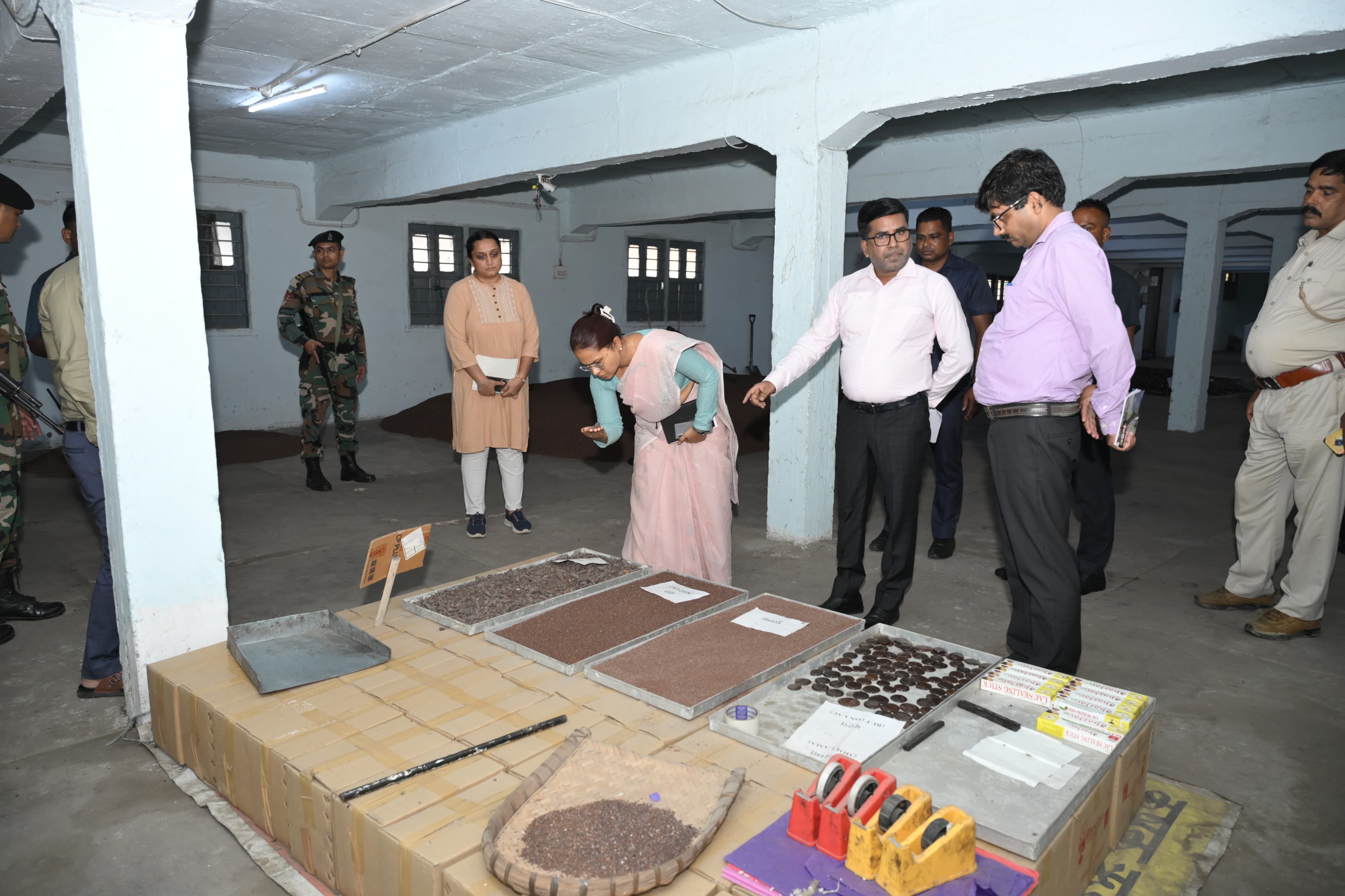 Minister Inspected Lacquer Center