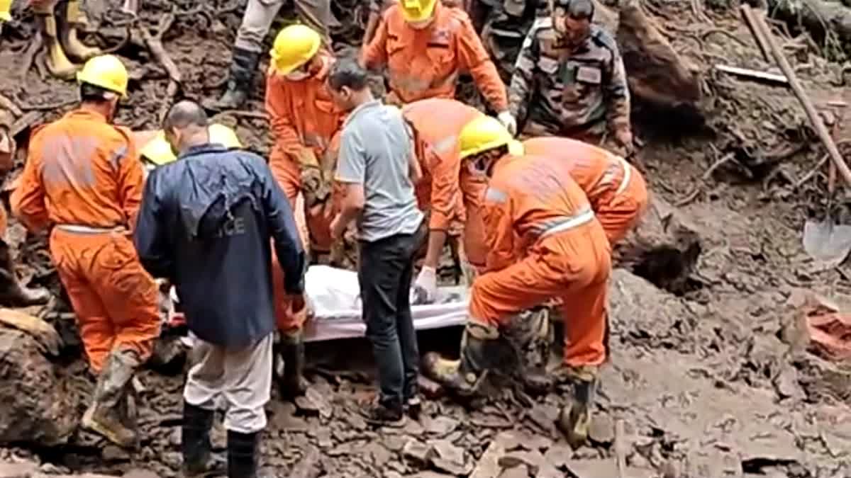 Dead body found in Shimla Shiv Temple Landslide
