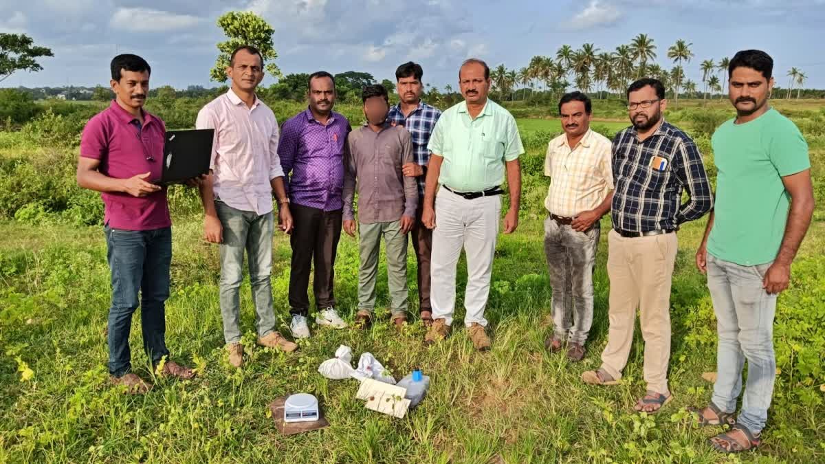 ಗಾಂಜಾ ಮಾರಾಟ ಮಾಡುತ್ತಿದ್ದ ಆರೋಪಿ ಬಂಧನ