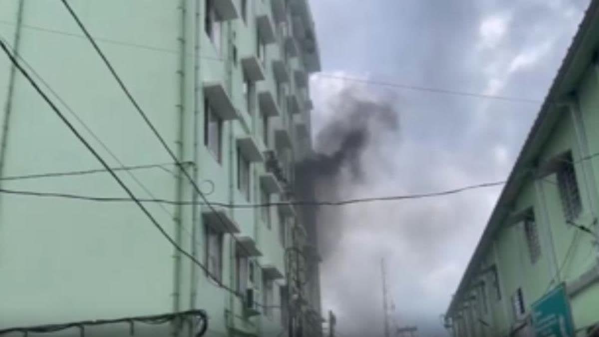 fire in pandit raghunath murmu medical college