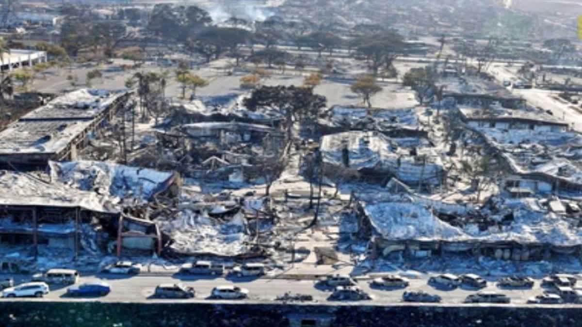 Maui island Fire