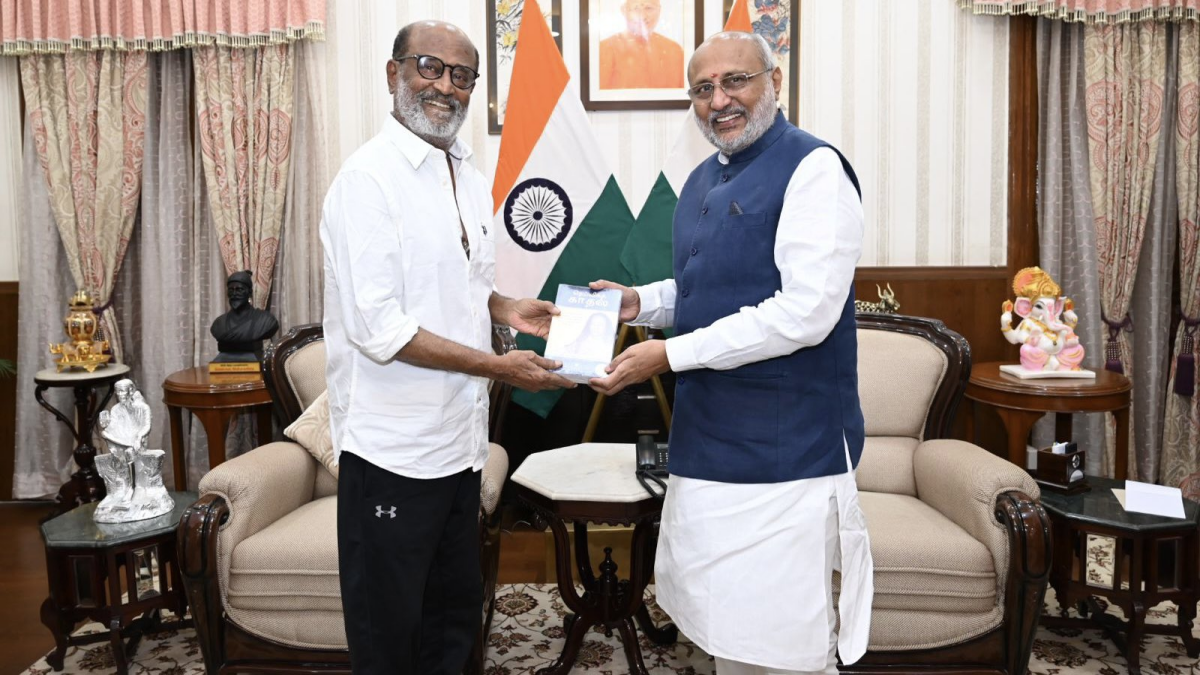 rajini meets jharkhand cm