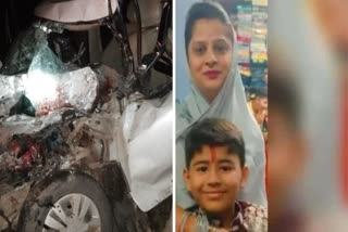 Mother Son Died In Road Accident In Dhamtari