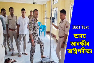 Body Mass Index in Assam police