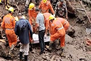 Dead body found in Shimla Shiv Temple Landslide