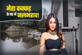 Neha Kakkar cars submerged in water