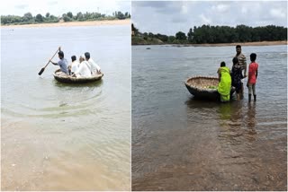 ಹಾವೇರಿಗೆ ಬರಲು ನಿತ್ಯ ದೋಣಿ ತೆಪ್ಪವೇ ಗತಿ