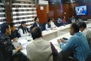 PWD Minister Vikramaditya Singh review meeting