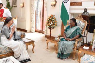 MP Brindra Karat called on President Droupadi Murmu on Friday