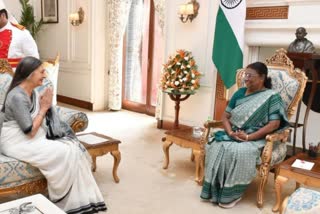 Brinda Karat meets President