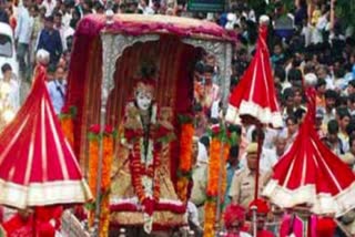 Teej Mata Procession in Jaipur