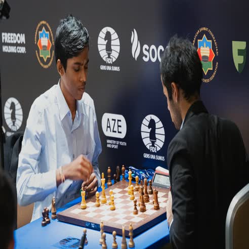 World Cup Chess: R Praggnanandhaa Ousts Arjun Erigaisi In Sudden