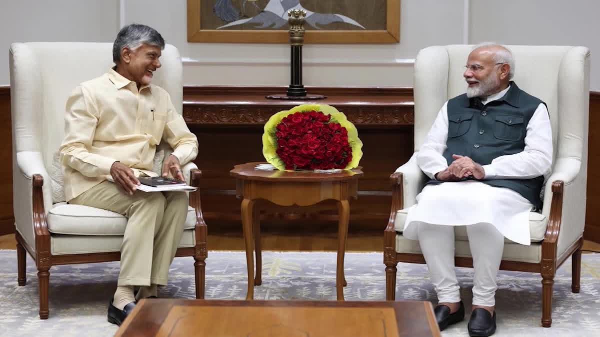 AP CM Chandrababu met PM Modi