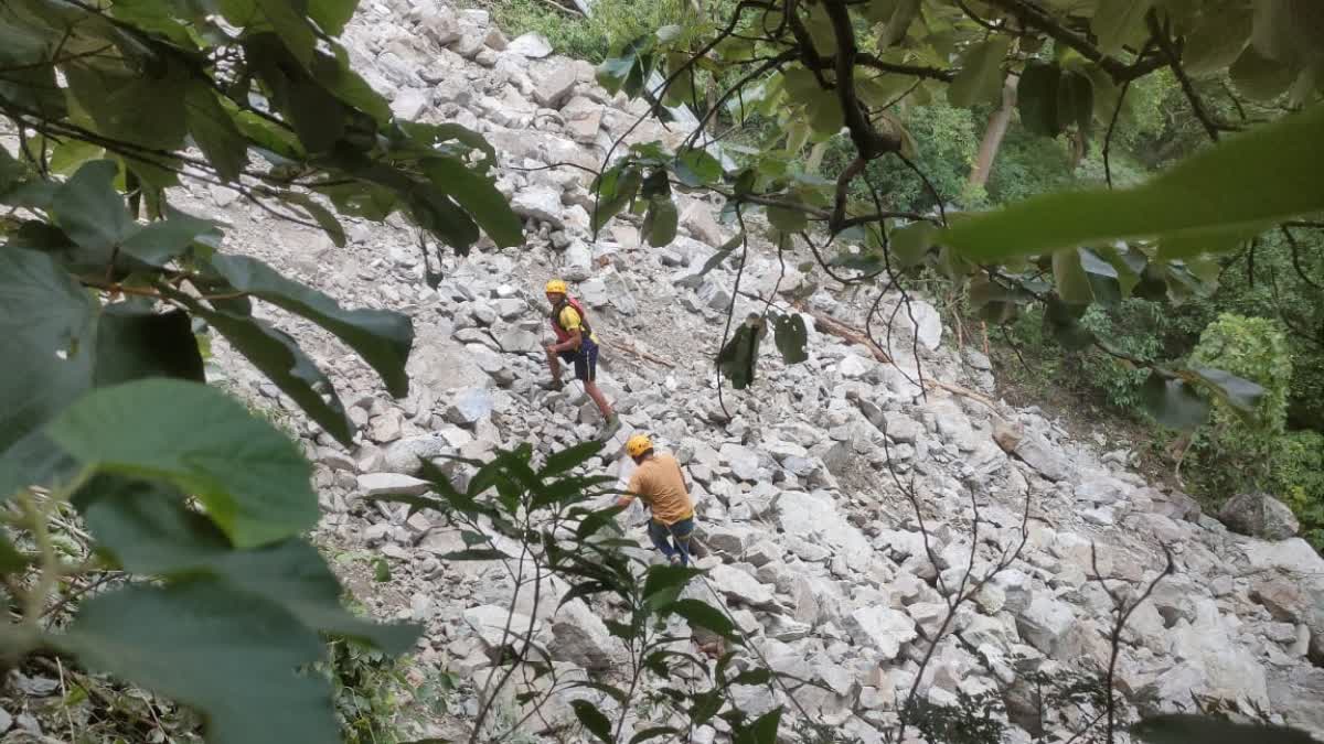 PWD Employee Stranded in Landslide Zone of Kalsi