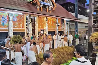 ILLAM NIRA POOJA IN GURUVAYUR  ഗുരുവായൂര്‍ ഇല്ലം നിറ  ഇല്ലം നിറ പൂജ  GURUVAYOOR TEMPLE