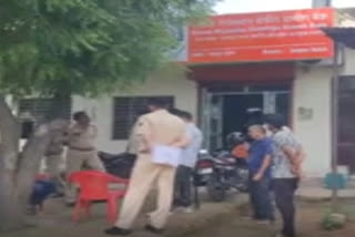 theft in a bank in Alwar