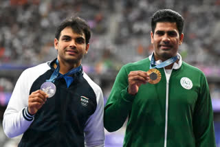 Arshad Nadeem and  Neeraj Chopra