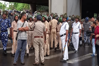 Supporters of two football clubs - East Bengal and Mohun Bagan Super Giant FC opposed the decision to cancel the derby clash in the Durand Cup 2024 on Sunday as they gather in large numbers in front of Yuva Bharati on Sunday. The Bidhannagar Commissionerate police stopped people from assembling there, but the fans attempted to breach the barricade and moved forward, prompting the police to do lathicharge.