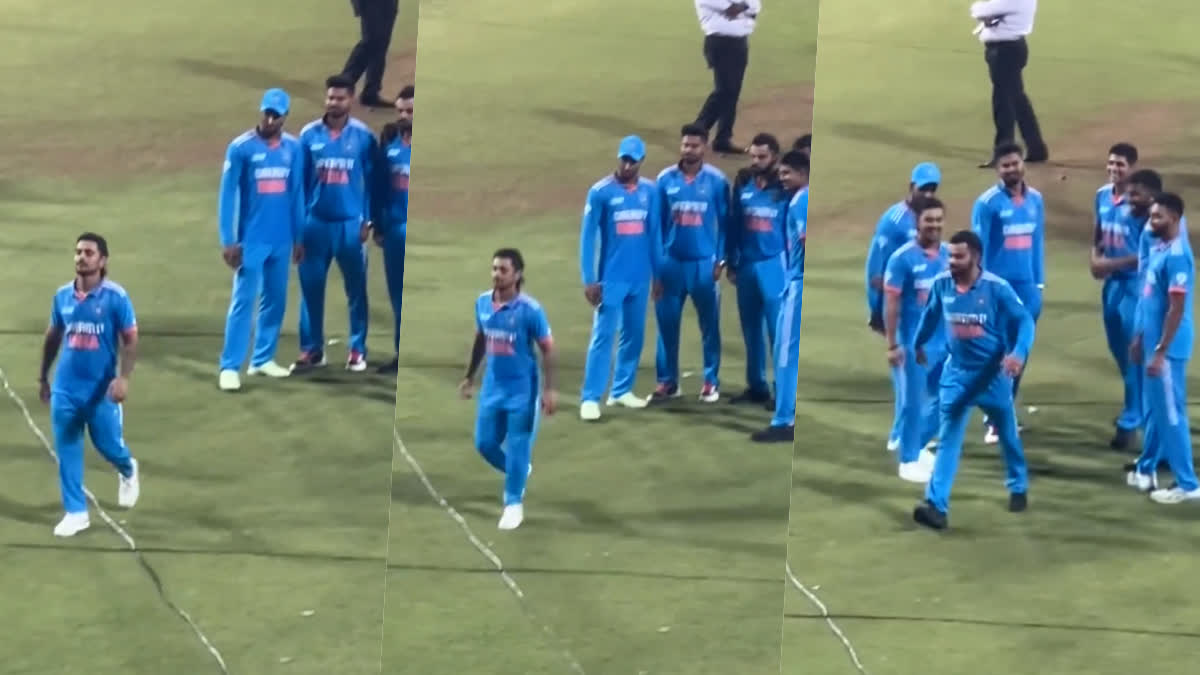 Ishan Kishan Imitates Virat Kohli Walking  Virat Kohli Imitate Ishan Kishan  Ishan Kishan Virat Kohli Funny Video  Virat Kohli Ishan Kishan Viral Video  Ishan Kishan Virat Kohli Asia Cup Final  ഇഷാന്‍ കിഷനും വിരാട് കോലിയും  വിരാട് കോലിയെ അനുകരിച്ച് ഇഷാന്‍ കിഷന്‍  ഇഷാന്‍ കിഷനെ അനുകരിച്ച് വിരാട് കോലി  ഇഷാന്‍ കിഷന്‍ വിരാട് കോലി വൈറല്‍ വീഡിയോ  ഏഷ്യ കപ്പ് ഫൈനല്‍ 2023