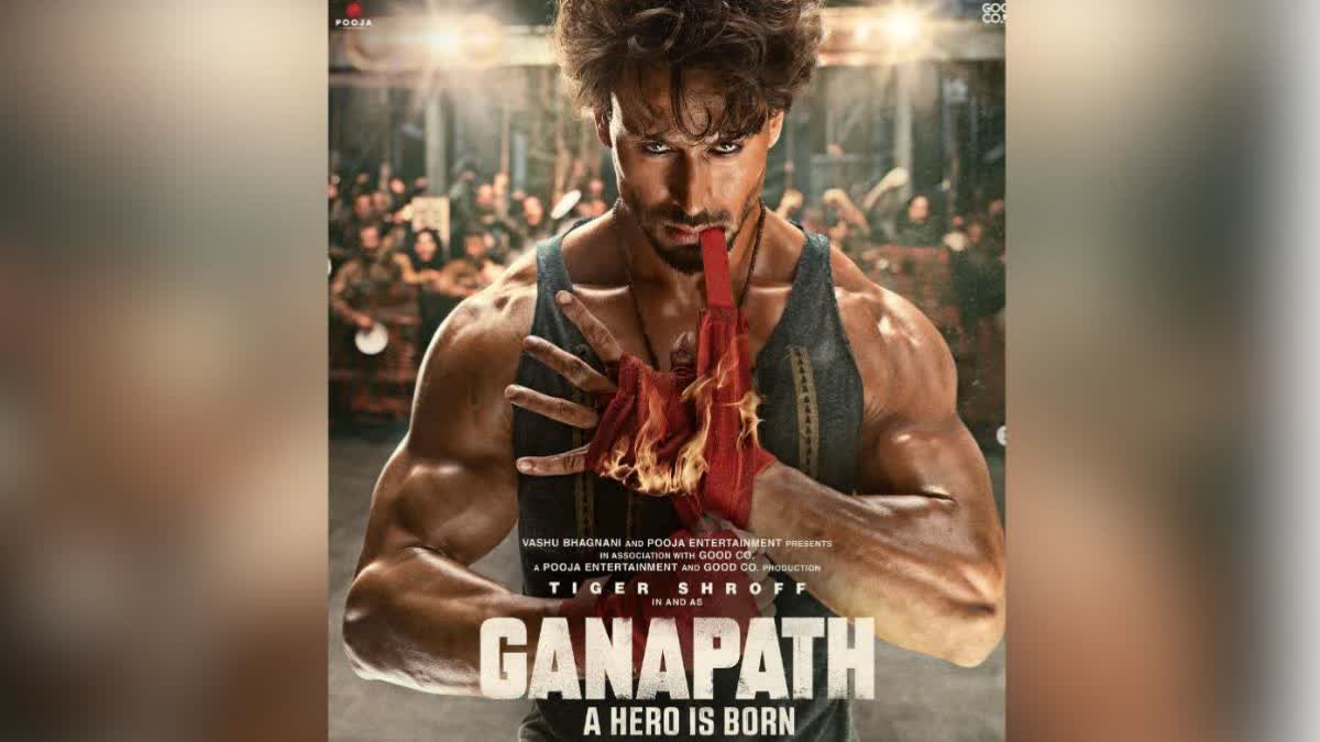 Ganapath Rise Of The Hero Tiger Shroff's poster released in Hindi, Telugu, Tamil, Malayalam and Kannada